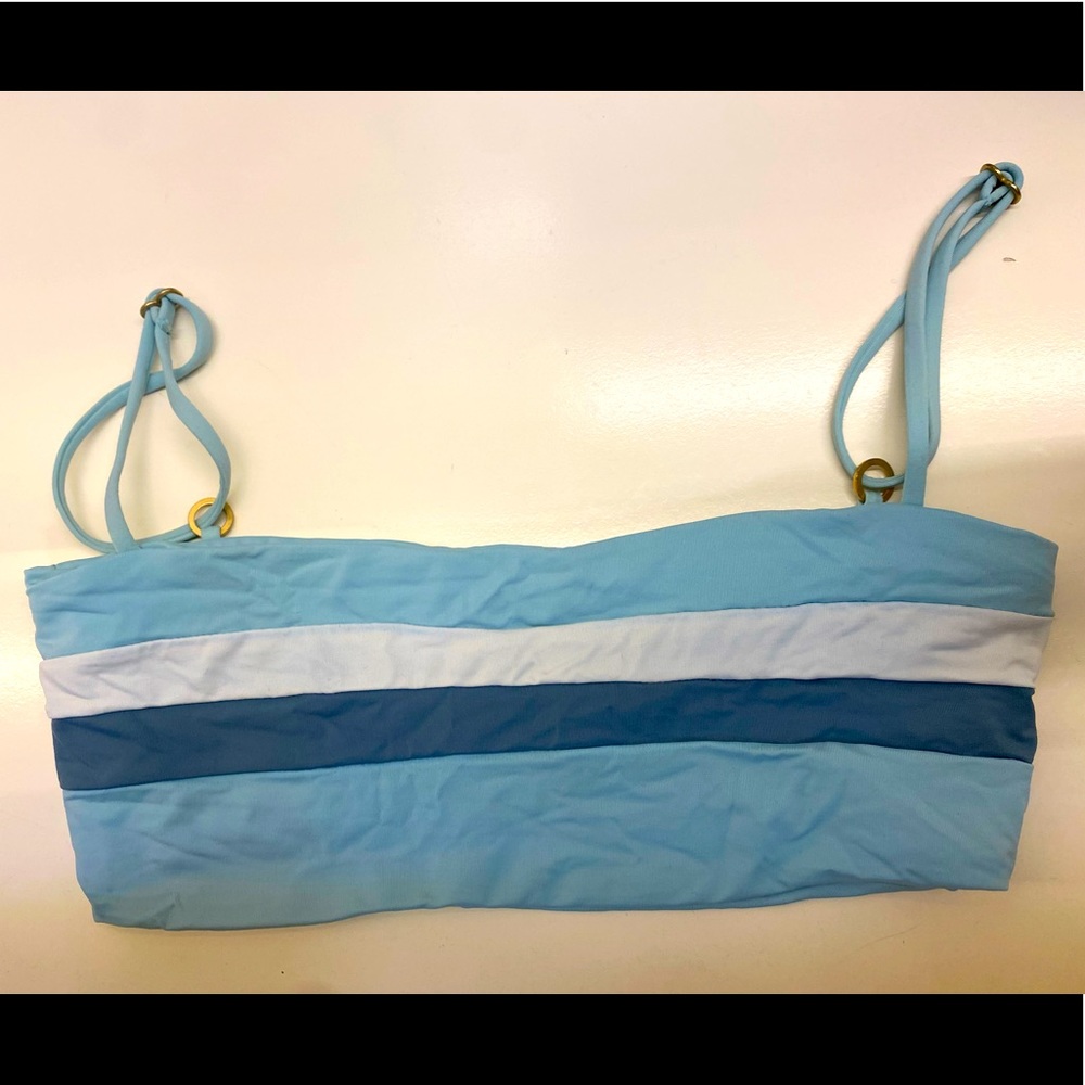 L*Space Striped Bikini Top